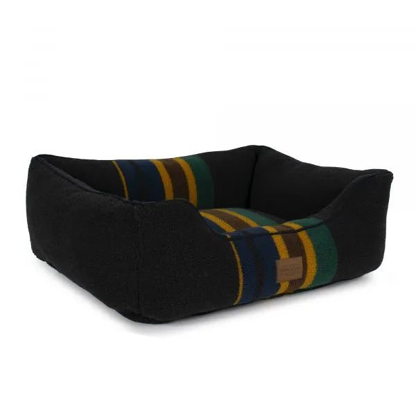 Carolina Pet Company - Pendleton Kuddler Vintage Camp Oxford Black Dog Bed
