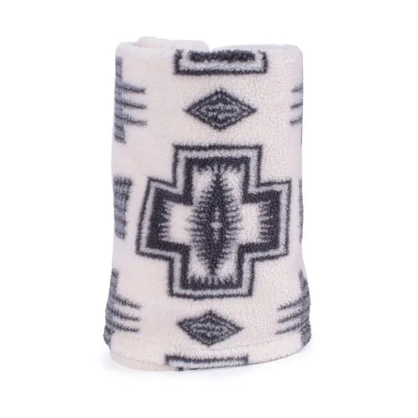 Carolina Pet Company - Pendleton Berber Pet Throw Harding Tonal Natural
