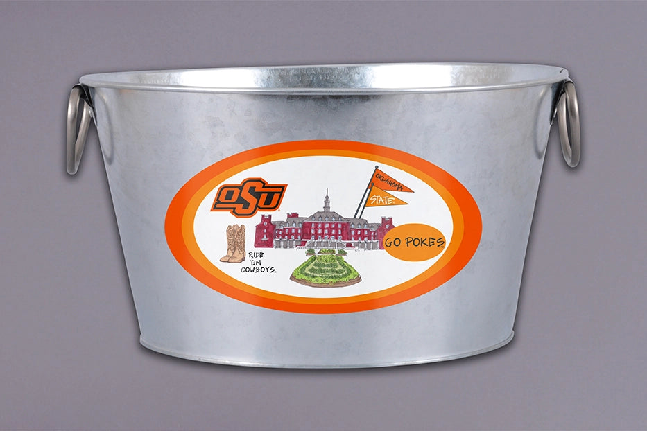 Magnolia Lane - Collegiate Galvanized Bucket