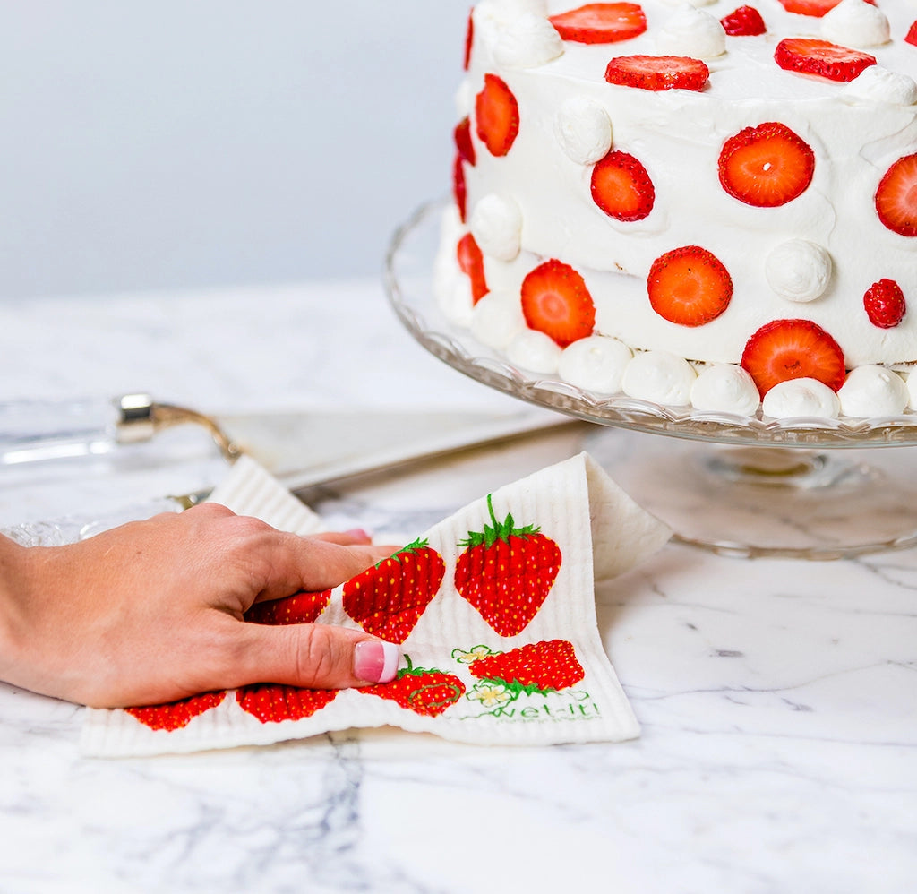 Wet-it! - Strawberry Swedish Cloth