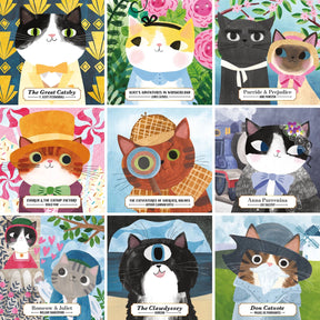 Chronicle-Hachette Book - Puzzle Bookish Cats