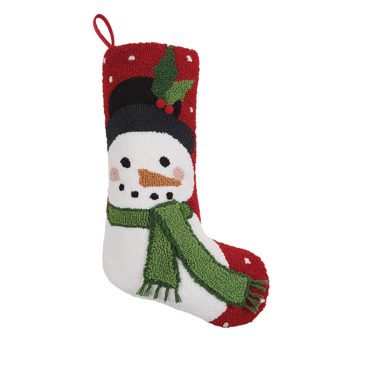 Peking Handicraft - Stocking Snowman w/ Pom