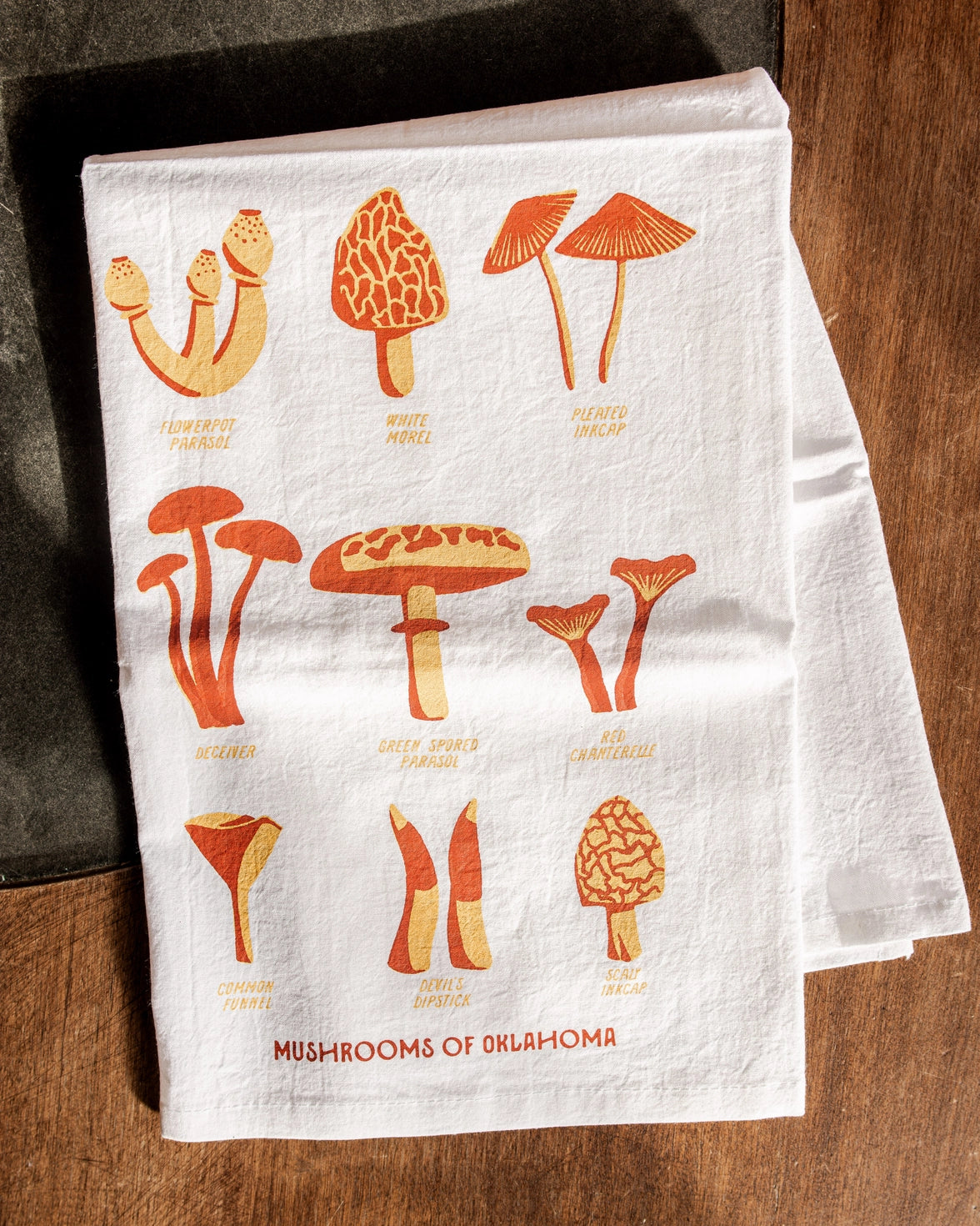 Shop Good - Tea Towel Mushrooms Of Oklahoma