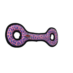 Tuffy Dog Toys - Ultimate Tug-O-War Pink Leopard Dog Toy