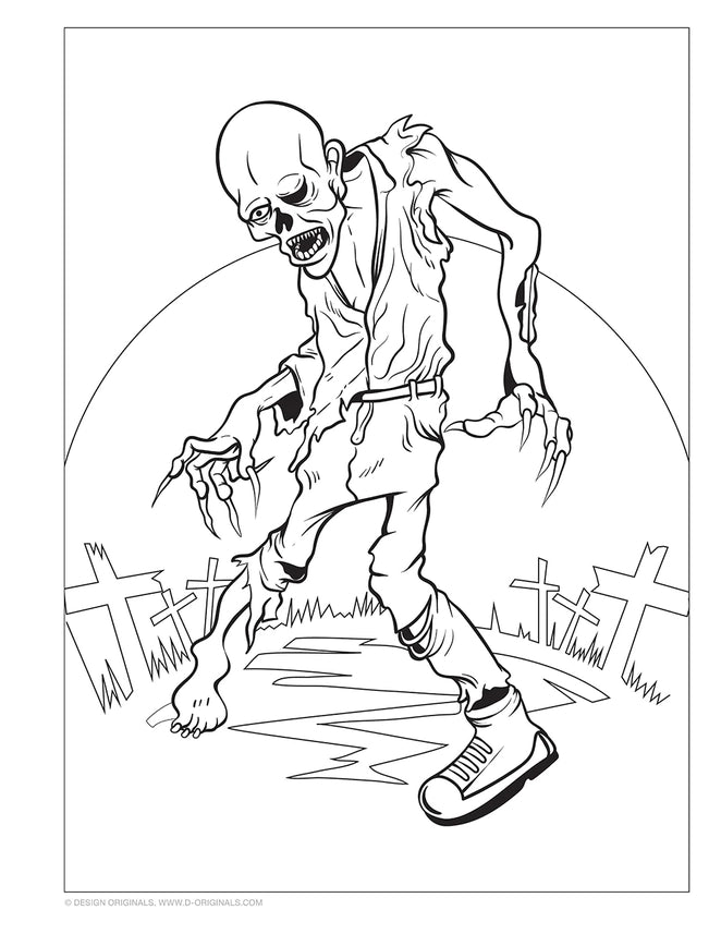 Wellspring- Coloring Book - Creepy Things