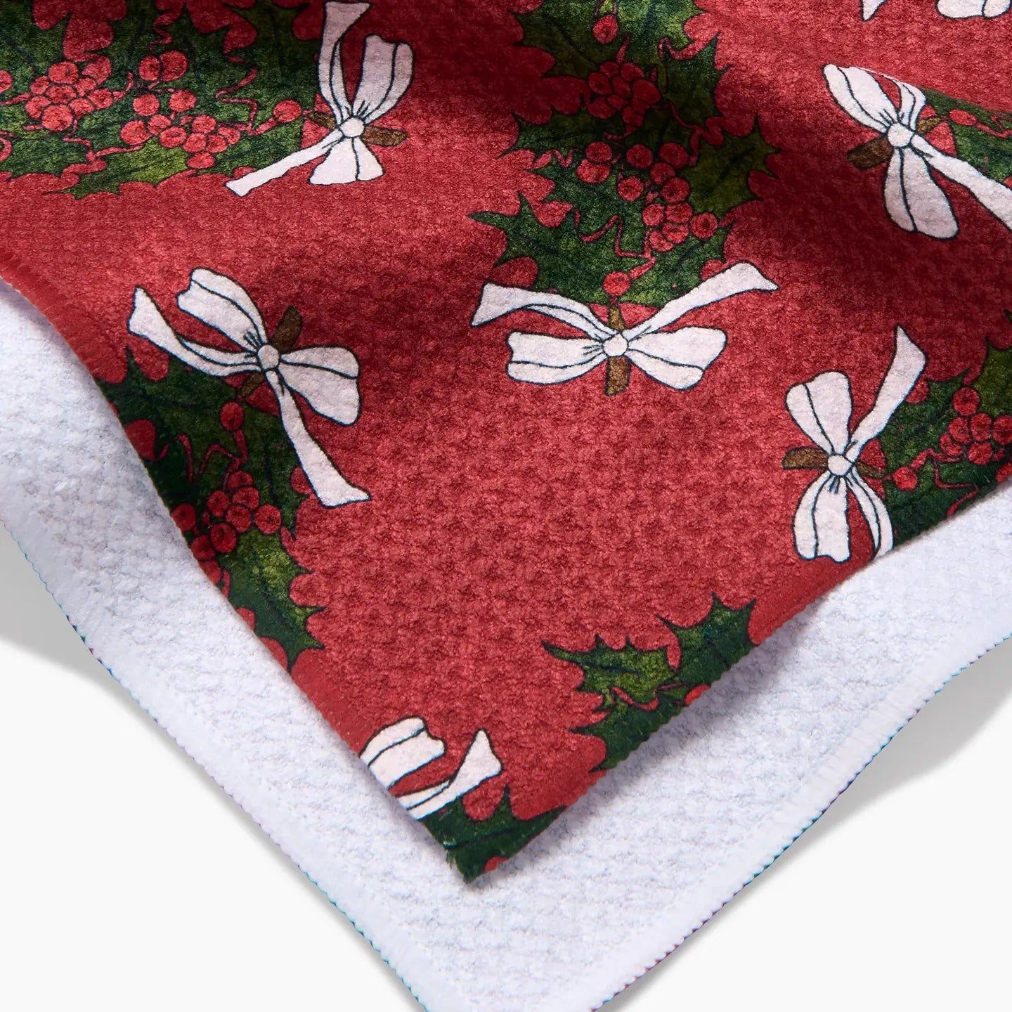 Geometry - Tea Towel Christmas Berry Bow