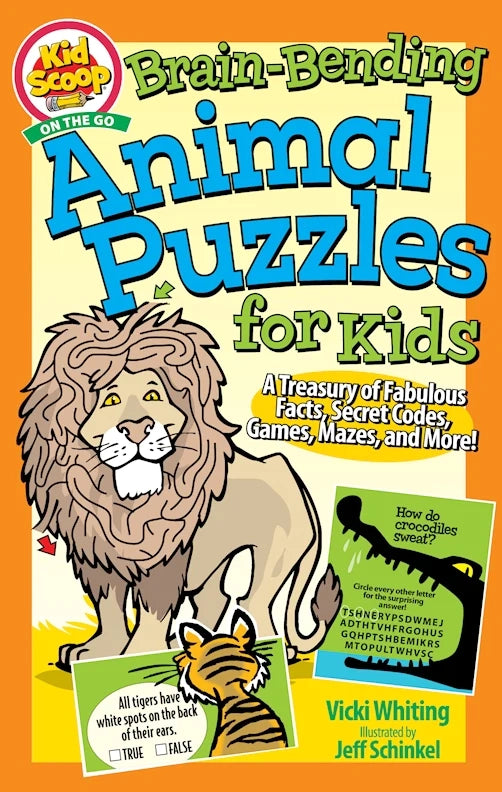 Wellspring- Activity Book - Brain Bending Animal Puzzles for Kids