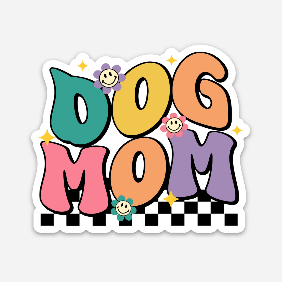 Bad Tags - Dog Mom Retro Sticker