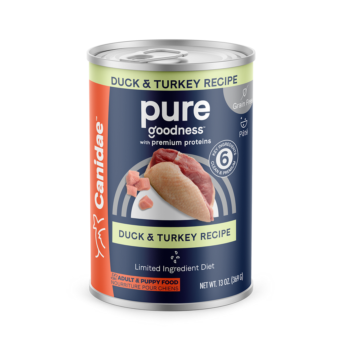 Canidae - All Breeds, Adult Dog Sky Pure Grain Free Duck & Turkey Formula Canned Dog Food - Southern Agriculture 