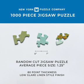 New York Puzzle Company - Puzzle Covered Bridge
