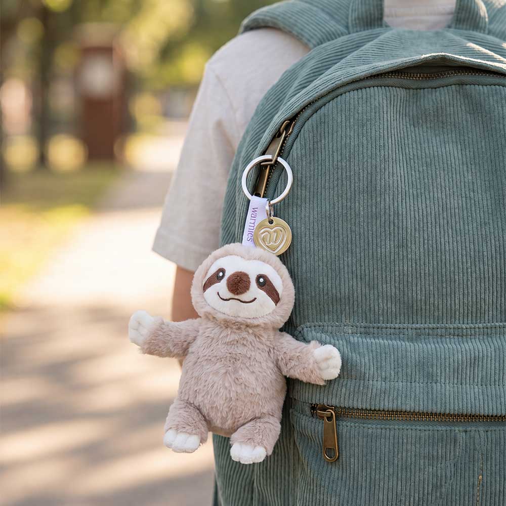 Warmies Key Chain Sloth