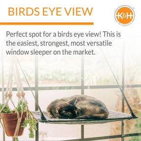 K & H Pet Products - EZ Mount Window Kitty Sill Single Level