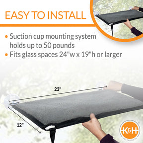K & H Pet Products - EZ Mount Window Kitty Sill Single Level