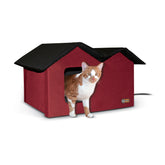 K&H Central Pet Home Essentials - Thermo Outdoor Kitty House Extra-Wide (Heated) - Southern Agriculture 