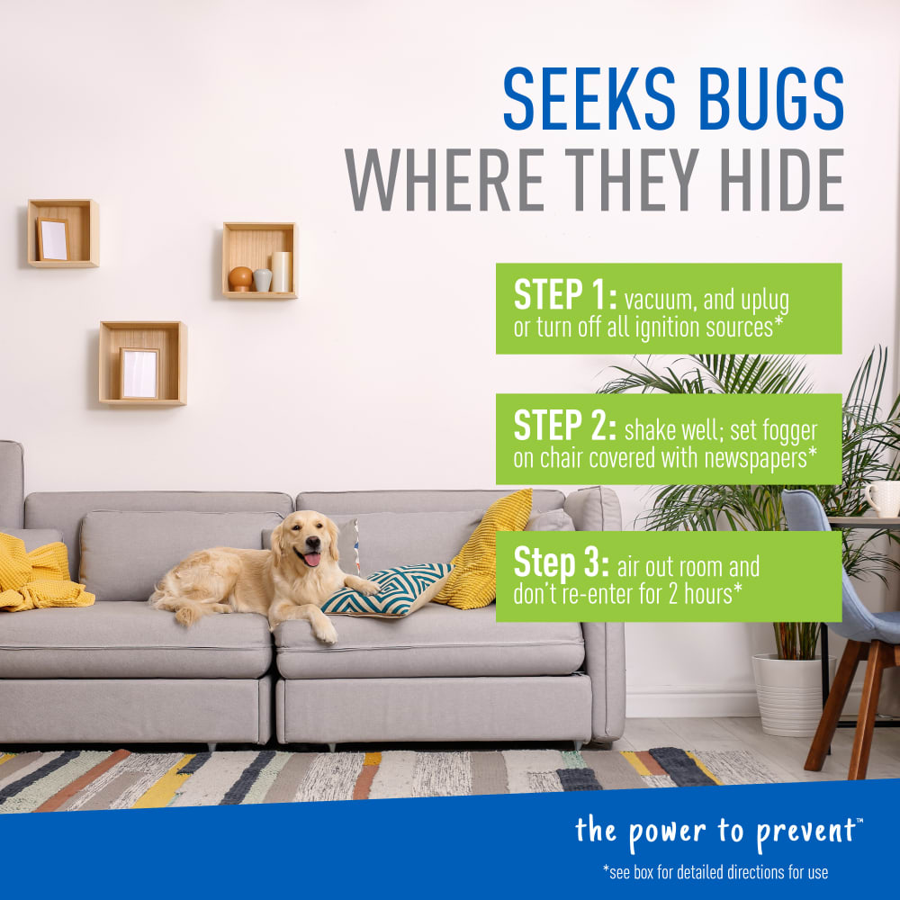 Adams - Flea & Tick Indoor Fogger