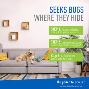 Adams - Flea & Tick Indoor Fogger