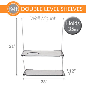 K & H Pet Products - Wall Mount Cat Shelf