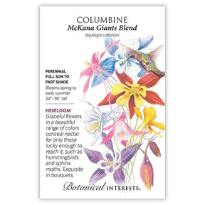 Botanical Interests, Inc. - Columbine McKana Giants Blend Seeds