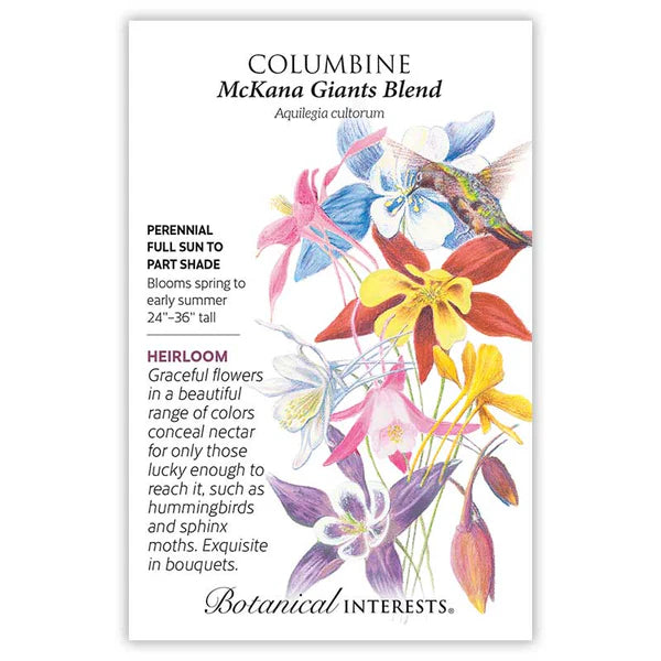 Botanical Interests, Inc. - Columbine McKana Giants Blend Seeds