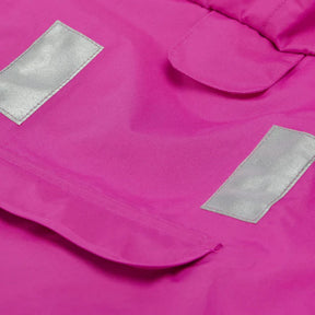 Blueberry Pet - Cerise Pink | 3M Reflective Dog Raincoat Hooded