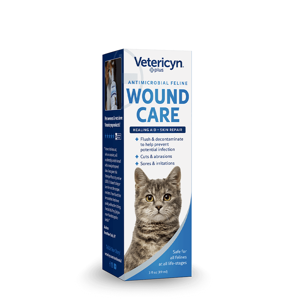 Innovacyn Inc - Vetericyn Plus - Antimicrobial Feline Wound Care