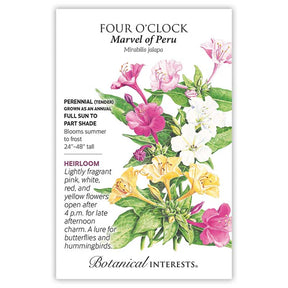 Botanical Interests, Inc. - Four O'Clock Marvel of Peru Seeds