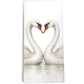 Mary Lake Thompson - Towel Swans Flour Sack Towel