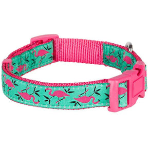 Blueberry Pet - Pink Flamingo | Summer Vacation Dog Collar