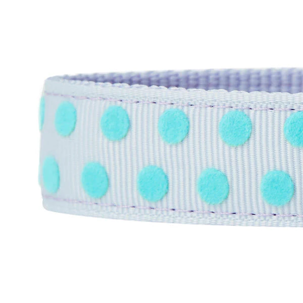 Blueberry Pet - Pastel Purple | Soft Touch Dotted Velvet Dog Leash