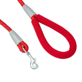 Blueberry Pet - Neoprene Handle Rope Dog Leash in Diagonal Stripe