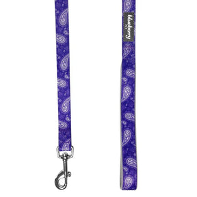 Blueberry Pet - Violet | Paisley Print Dog Leash