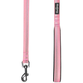 Blueberry Pet - Baby Pink | 3M Reflective Neoprene Padded Dog Leash