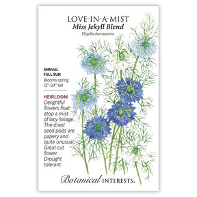 Botanical Interests, Inc. - Love-in-a-Mist Jekyll Blend Seeds - Southern Agriculture 
