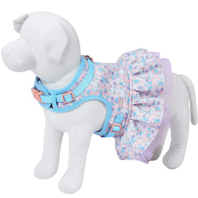 Blueberry Pet - Lavender | Made Well Floral Print Dog Dress Harness
