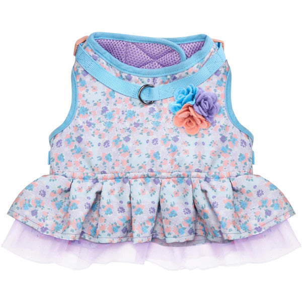 Blueberry Pet - Lavender | Made Well Floral Print Dog Dress Harness