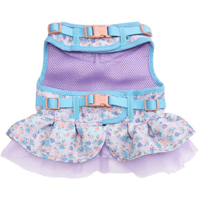 Blueberry Pet - Lavender | Made Well Floral Print Dog Dress Harness