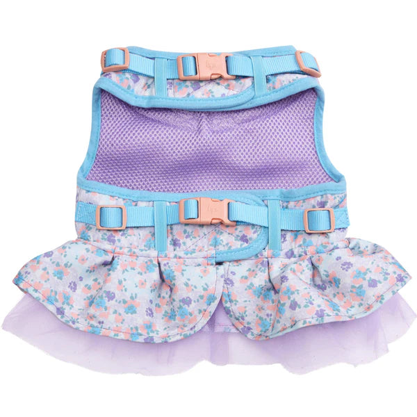 Blueberry Pet - Lavender | Made Well Floral Print Dog Dress Harness