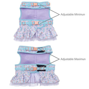 Blueberry Pet - Lavender | Made Well Floral Print Dog Dress Harness