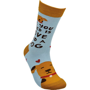 Primitives by Kathy - Socks Need is Love & a Dog
