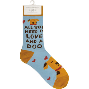 Primitives by Kathy - Socks Need is Love & a Dog