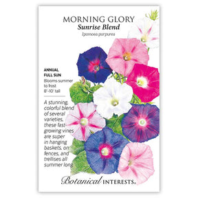 Botanical Interests, Inc. - Morning Glory Sunrise Blend Seeds