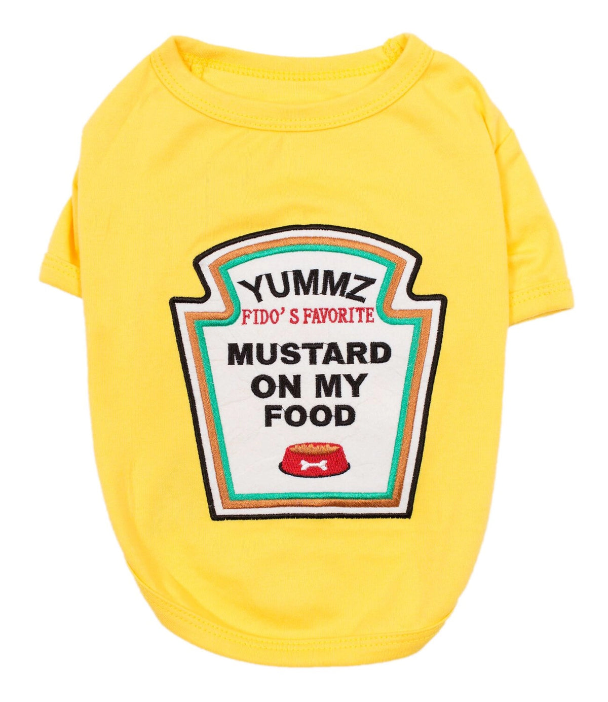 Parisian Pet - Dog T-Shirt Mustard Licker