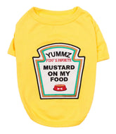 Parisian Pet - Dog T-Shirt Mustard Licker