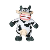 Tuffy Dog Toys - Mighty Angry Animals Cow Plush