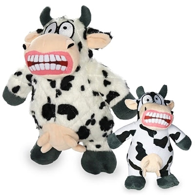 Tuffy Dog Toys - Mighty Angry Animals Cow Plush