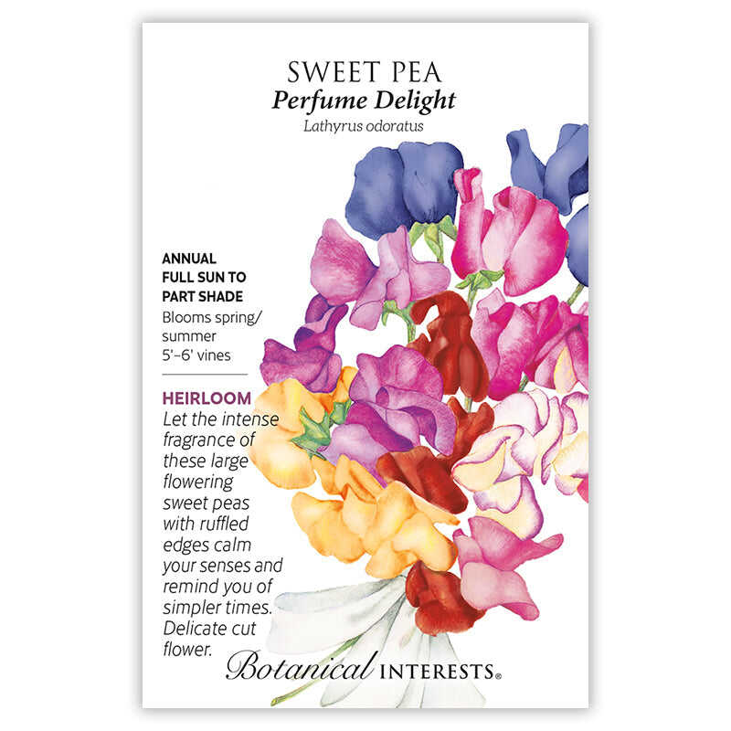 Botanical Interests, Inc. - Sweet Pea Perfume Delight Blend Seeds