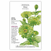 Botanical Interests, Inc. - Envy Zinnia Seeds - Southern Agriculture 