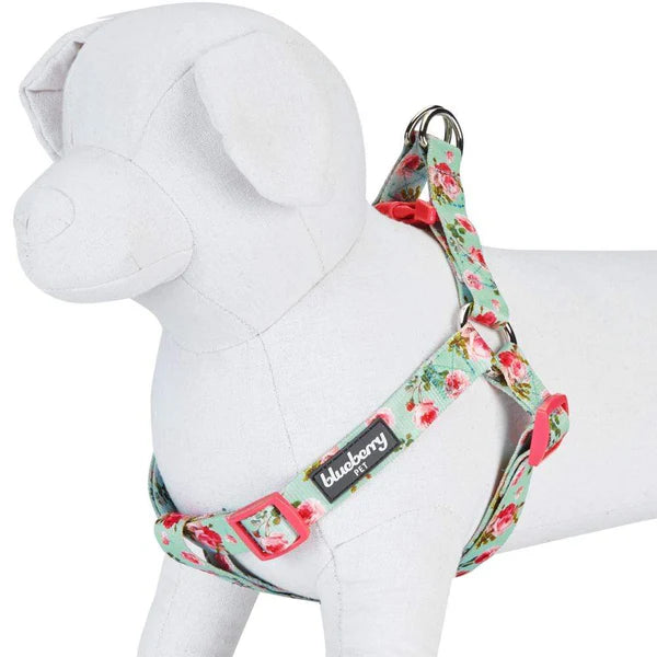 Blueberry Pet - Turquoise | Petal Paws Floral Dog Harness