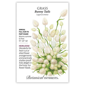 Botanical Interests, Inc. - Grass Bunny Tails Seeds - Southern Agriculture 