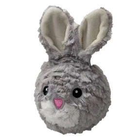 Petlou. Inc - EZ  Squeak Ball Lamb & Rabbit Dog Toy Twin Pack